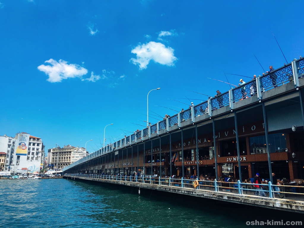 イスタンブールの旧市街と新市街をつなぐガラタ橋
